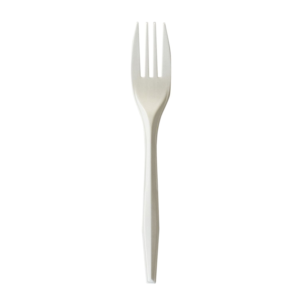 Picture of Boardwalk BWKFORKMWPPIW Mediumweight Wrapped Polypropylene Cutlery Fork - White