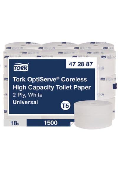 Picture of SCA Tissue TRK472887 Tork OptiServe High-Capacity Coreless Toilet Paper - 2-Ply&#44; White - Case of 18