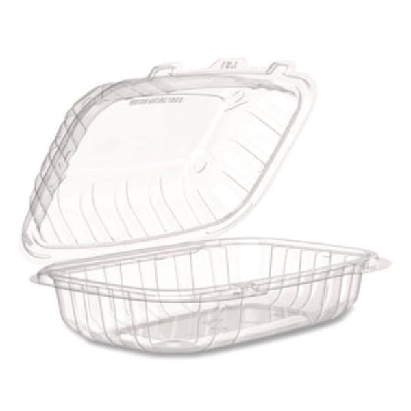Picture of Dart DCC69PPHT1 6.5 x 9 x 3 in. Microwaveable Plastic Hinged Containers, Clear - Pack of 300