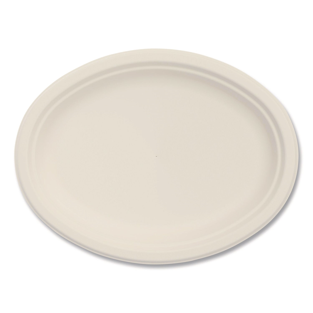Picture of Dart DCC10FBRPLR1 10 in. Dia. Compostable Molded Fiber Dinnerware Platter, Natural - Pack of 500