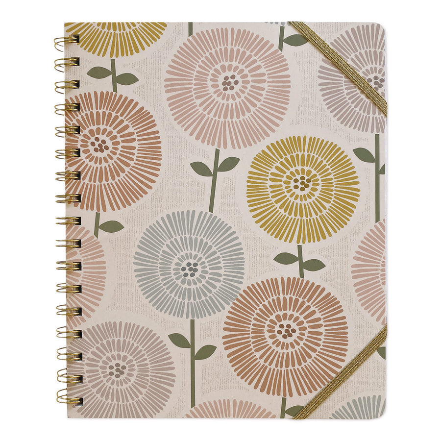 Picture of Carolina Pad WLB55041 8.75 x 7 in. Down to Earth Ideal Notebook - 3 Sections - Medium & College Rule - Randomly&#44; Assorted Color - 100 Sheets