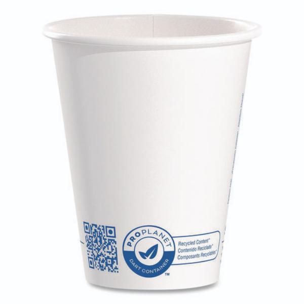Picture of Dart SCC378RCPLANEPK 8 oz Paper Hot Cups&#44; White - Pack of 50