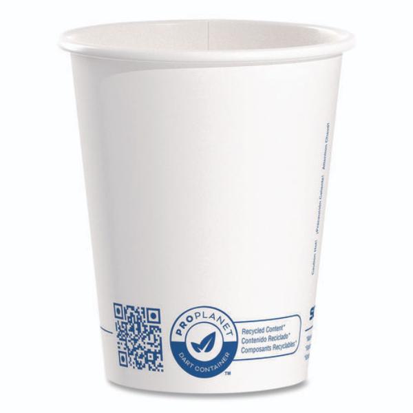 Picture of Dart SCC370RCPLANEPK 10 oz Paper Hot Cups&#44; White - Pack of 50