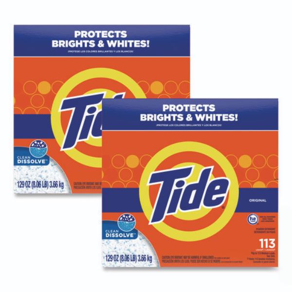 Picture of Procter & Gamble PGC16673CT 129 oz High Efficiency Laundry Detergent Tide Powder - Pack of 2