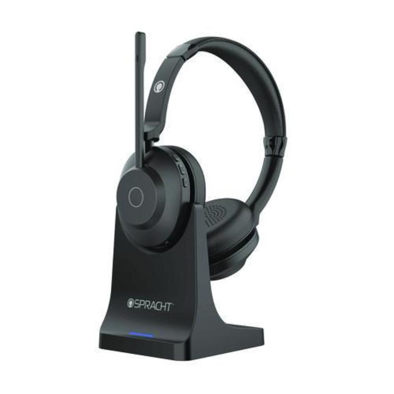 Picture of Spracht SPTBC1022 Blues Combo Binaural Headset&#44; Over the Ear - Black