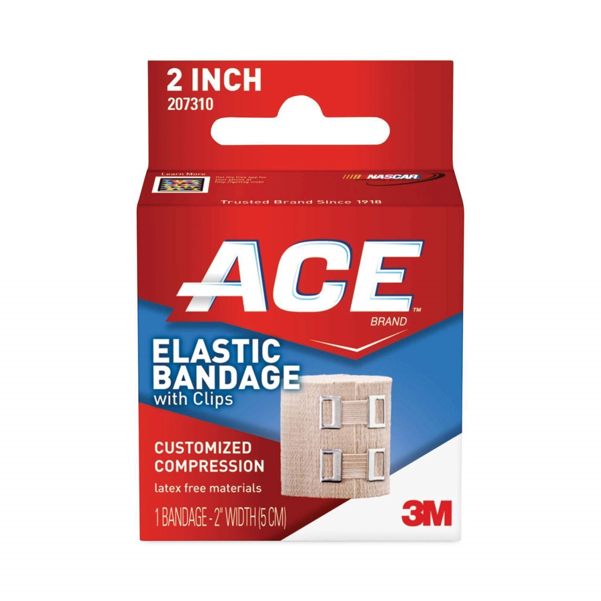 Picture of 3M MMM207310 2 in. Elastic Bandage with E-Z Clips