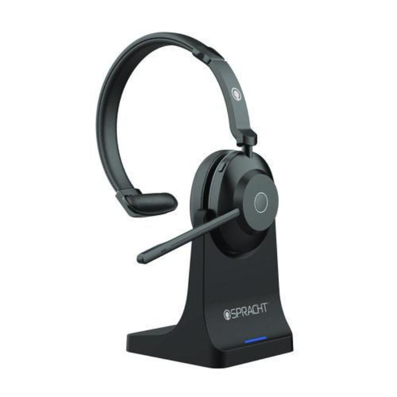 Picture of Spracht SPTBC1039 Blues Combo Monaural Headset&#44; Over the Head - Black
