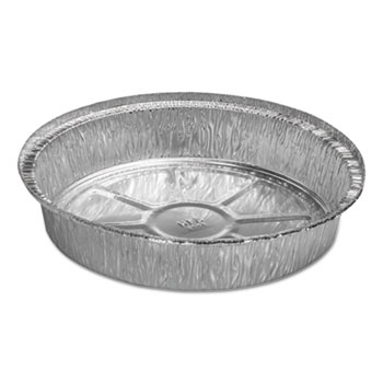 Picture of HFA HFA 204600 9 x 1.65 in. 48 oz Round Aluminum Container with Lid