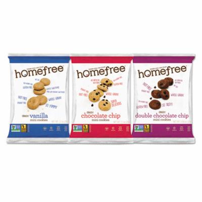 Picture of Homefree LGFMMIXED30 1.1 oz, 0.95 oz & 1.1 oz Gluten Free Mini Cookies Variety Pack