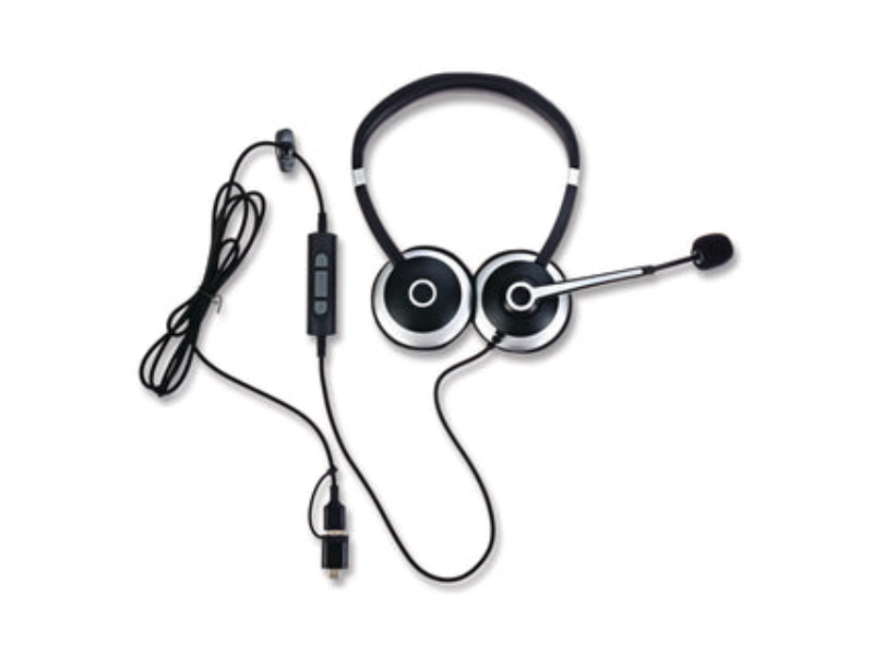 Picture of Spracht SPTHSUSB2 USB Dual Over-the-Head Binaural Headset