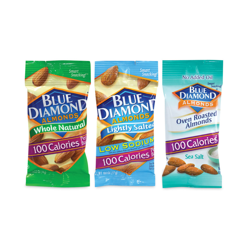 GRR22000796 Almonds Variety Pack44 Assorted Flavors44 06 oz Pouch  42 Count