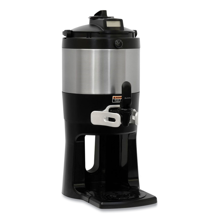 Picture of Bunn-O-Matic BUN427000200 Thermo Fresh Server Coffee Maker, 128 oz, Silver & Black