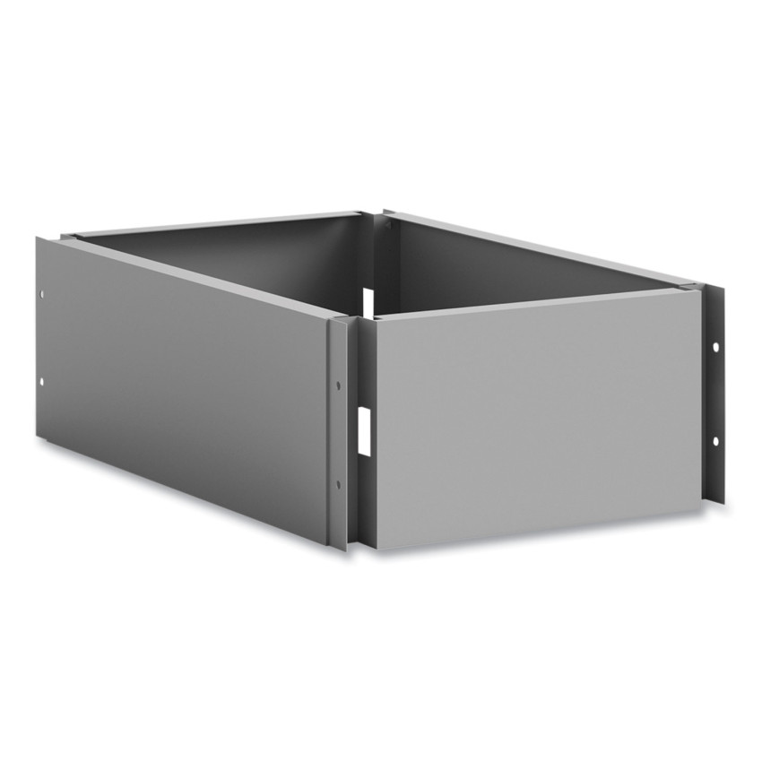 SAF5519GR Single Continuous Metal Locker, Base Addition, 11.7 x 16 x 5.75 in., Gray