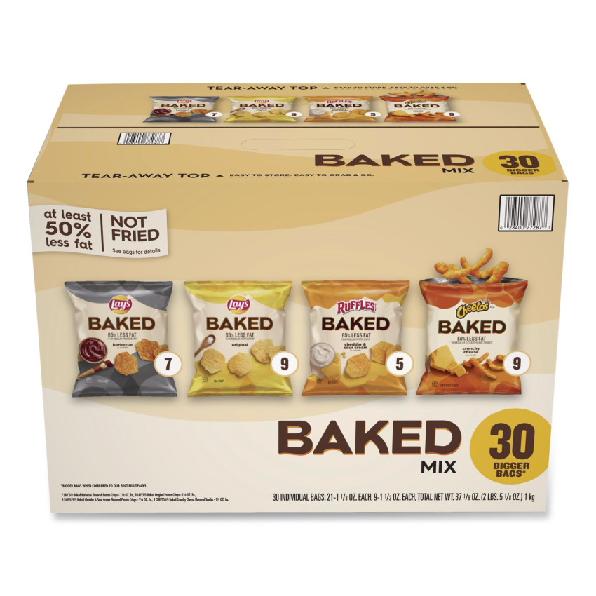 LAY77325 Baked Chips Variety Pack - 60 Count