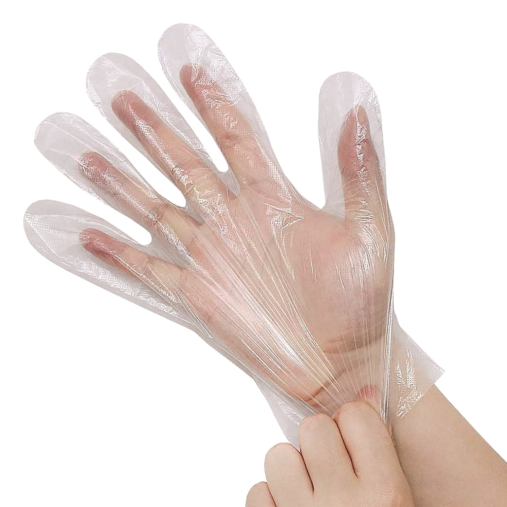 Picture of Abilityone NSN3928448 Latex & Powder-Free Food Service Gloves, Clear & Translucent - Medium