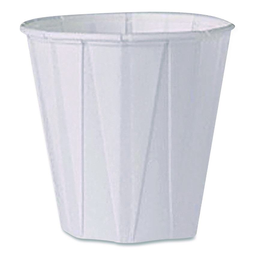 Picture of Dart SCC450PK Paper Portion Cups, White - 3.5 oz - Pack of 100