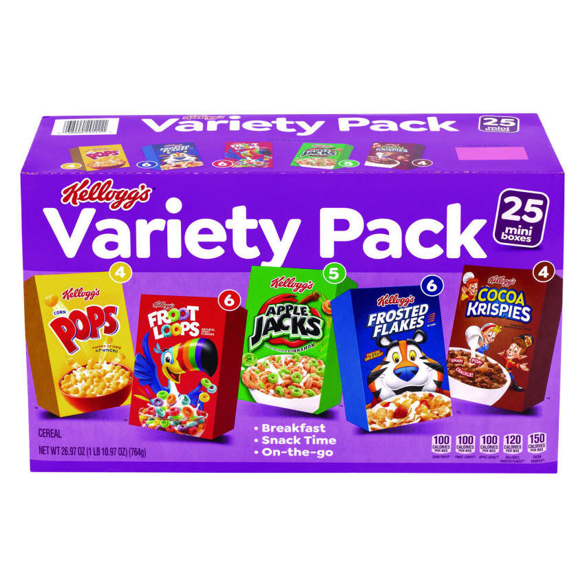 GRR22002287 Cereal Assortment Variety Pack44 Assorted Flavor  25 Count