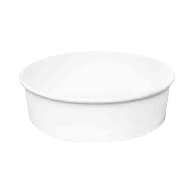 Picture of Karat by Lollicup KRTFPPSB48 7.99 in. Dia. x 2.4 in. Paper Food Bucket, White - 48 oz - 270 per Pack