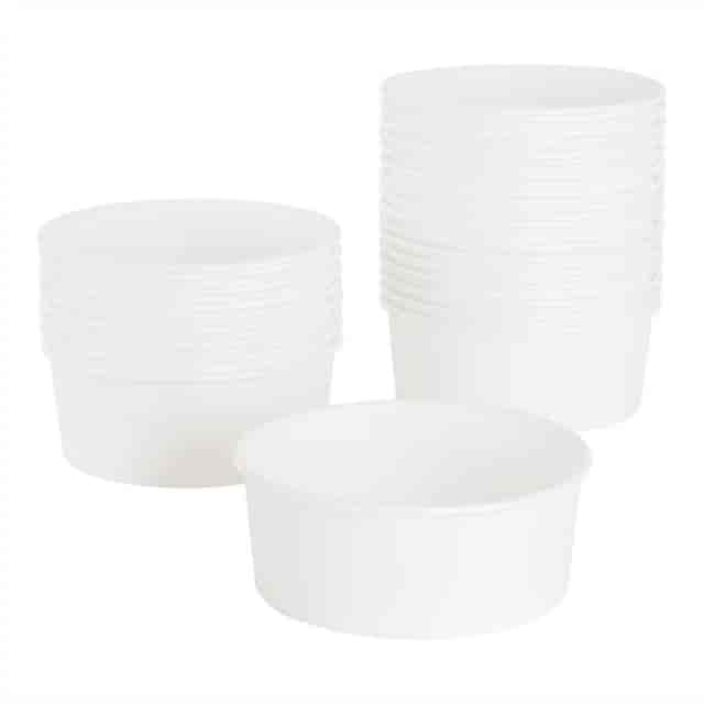Picture of Karat by Lollicup KRTFPPSB32 6.5 in. Dia. x 2.4 in. Paper Food Bucket, White - 32 oz - 360 per Pack