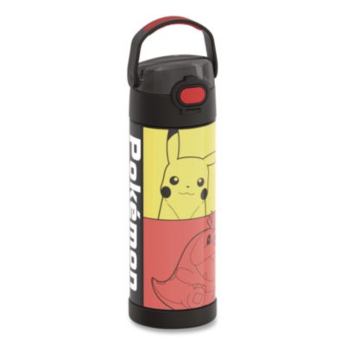Picture of Thermos THZF42105PM6M 16 oz Funtainer Pokemon Stainless Steel Vacuum Insulated Water Bottle