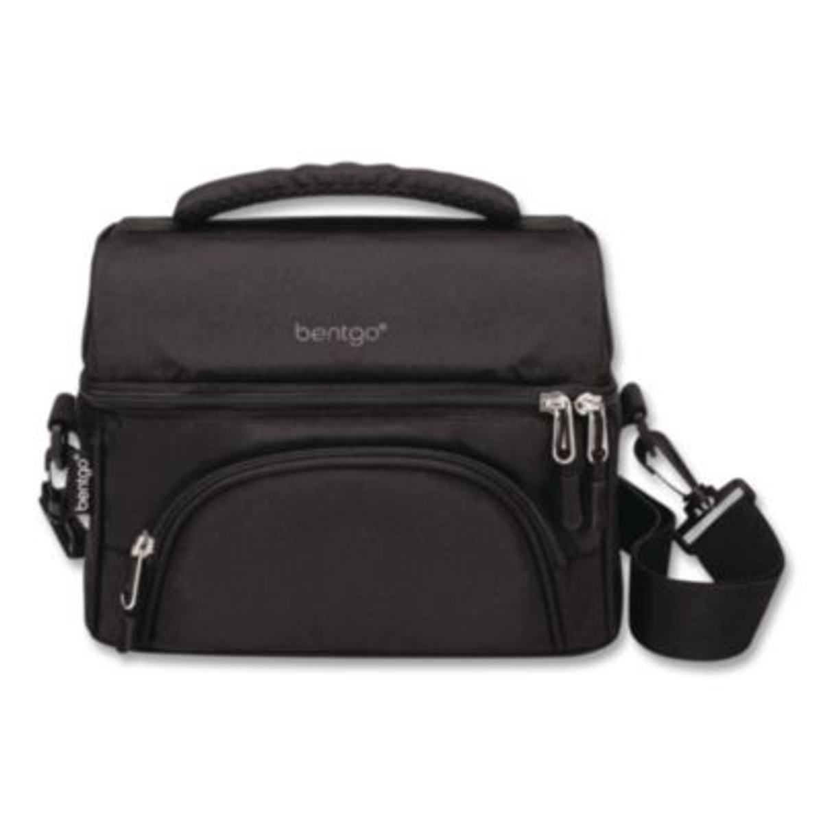 Picture of Bentgo BEOBG2CB 2-Compartment Insulated Bag, Carbon Black