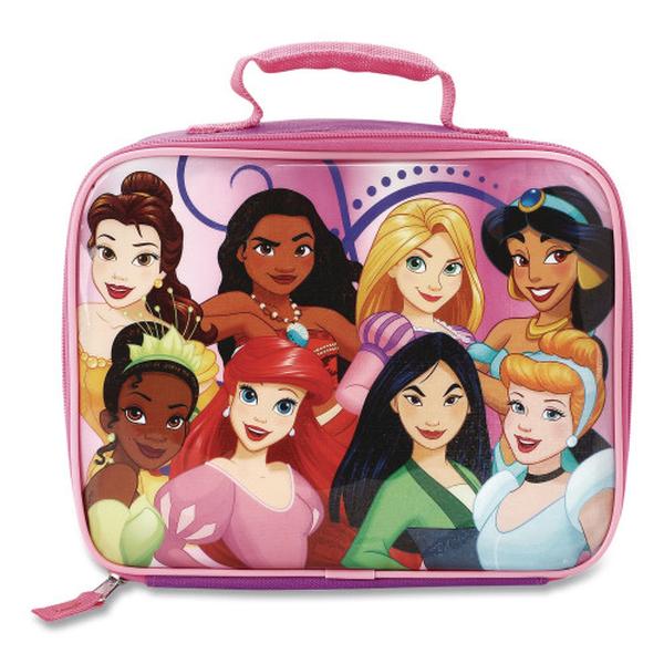 Picture of Bioworld BWRLXG5DBEDSYSB Kids Insulated Lunch Tote Bag - Disney Princesses Theme - Multi Color