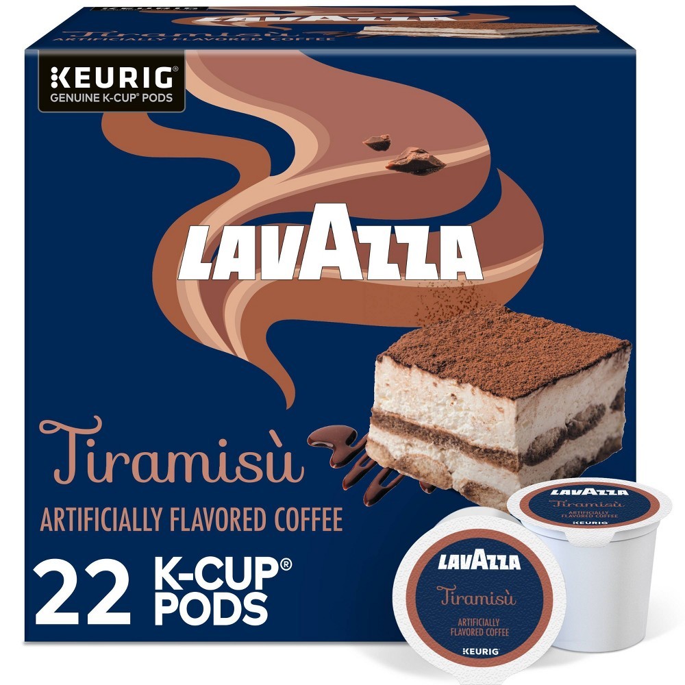 Picture of Lavazza LAV5000384724 Tiramisu Medium Roast Keurig K-Cup Coffee Pods - Box of 22