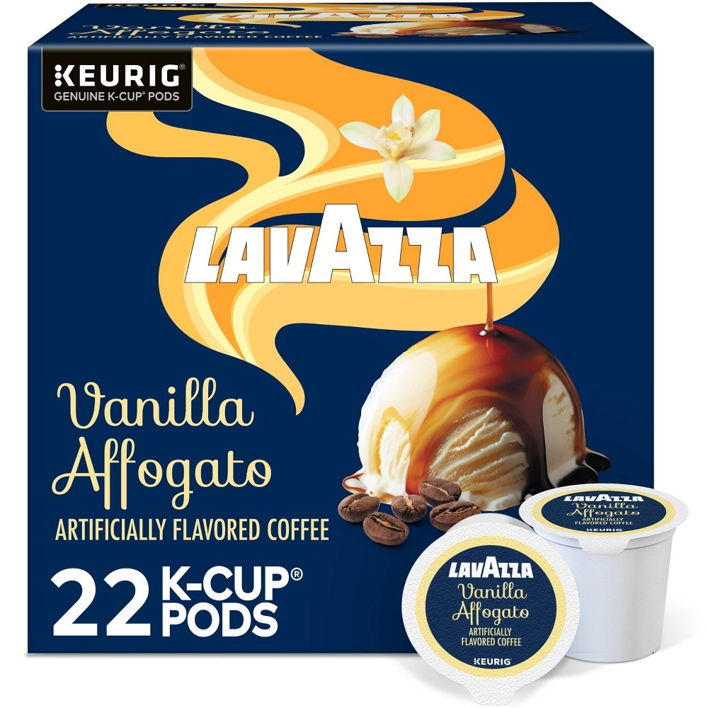 Picture of Lavazza LAV5000384733 Vanilla Affogato Medium Roast Keurig K-Cup Coffee Pods - Box of 22
