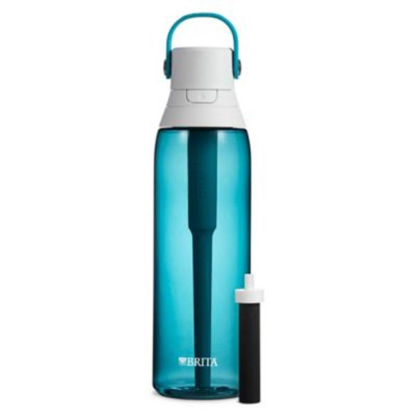 Picture of The Clorox CLO36524 Brita Sea Glas Premium Leak Proof Filtered Water Bottle with Straw - 36 oz