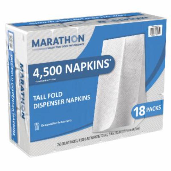 Picture of Georgia-Pacific GPC41033 Marathon Tall Napkins - 18 Count