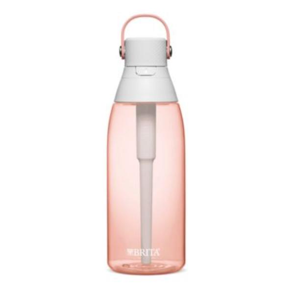 Picture of The Clorox CLO36525 Brita Blush Pink Premium Leak Proof Filtered Water Bottle with Straw - 36 oz