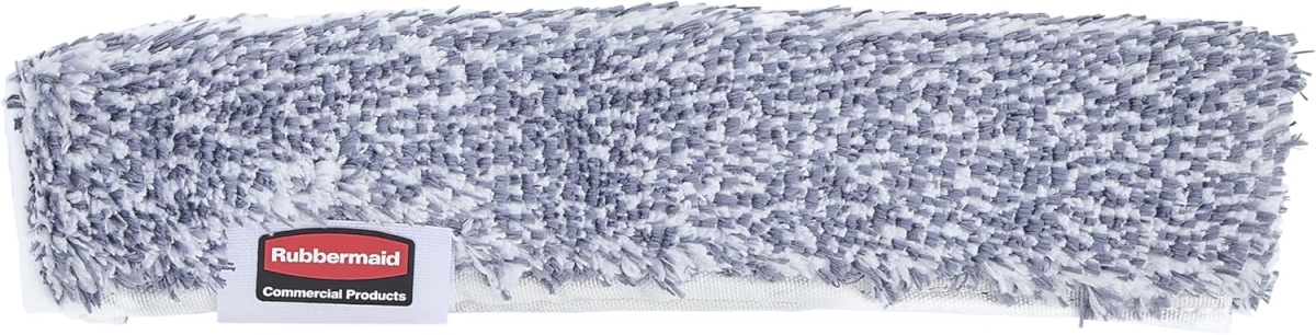 RCP2221959 18 in. Microfiber Glass Washer Sleeve, Gray