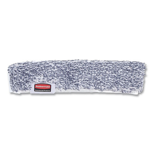 RCP2221956 10 in. Wide Blade Microfiber Glass Washer Sleeve, Silver & Gray