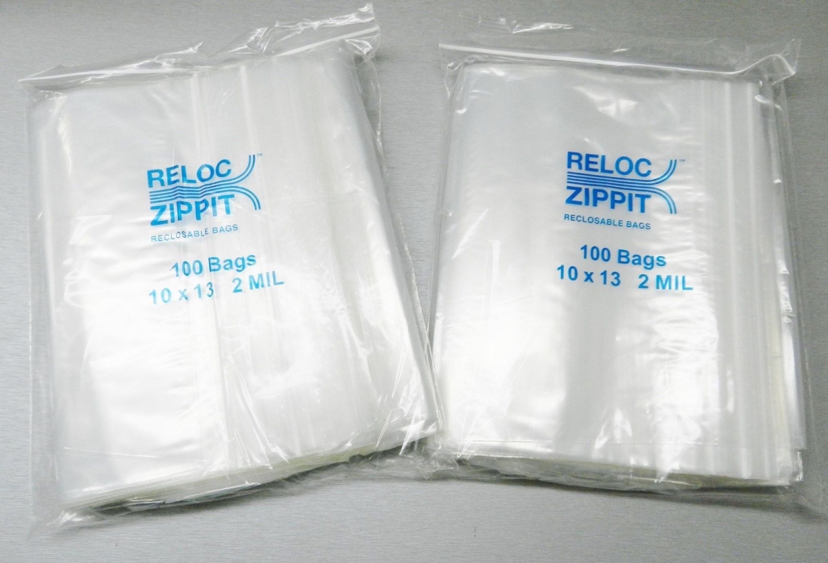 Picture of ITW Dymon MGP MGZ2P1013 10 x 13 in. 2 mil Zippit Resealable Plastic Bags - Clear