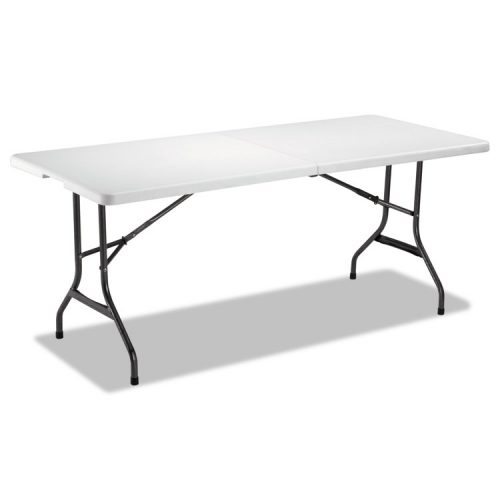 Picture of Alera ALEFR72H 29 x 71 x 30 in. Fold-in-Half Resin Folding Table - White