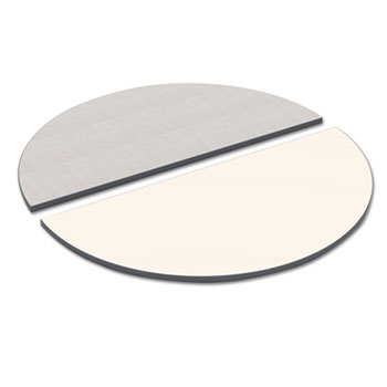 Picture of Alera ALETTRD36WG 35.5 in. Reversible Laminate Table Top&#44; Rectangular - White & Gray