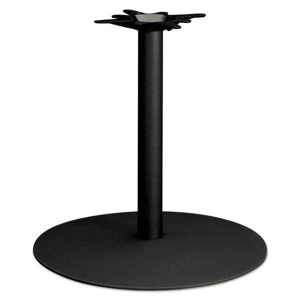 Picture of Alera ALETBH283B 28.5 in. Hospitality Series Single-Column Bases&#44; Steel - Black
