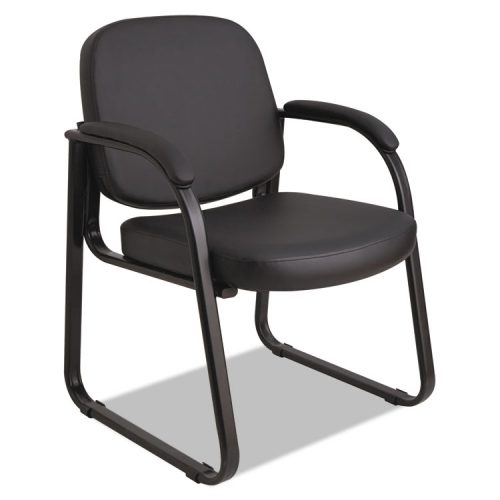 Picture of Alera ALERL43C16 Genaro Series Sled Base Guest Chair - Black Vinyl