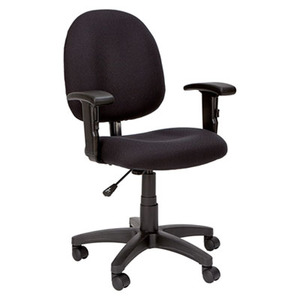 Picture of Alera ALEVTA4810 Essentia Series Swivel Task Chair with Adjustable Arms - Black