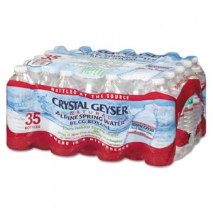 Picture of Crystal Geyser Water 35001 W-DEP 16.9 oz Natural Alpine Spring Water Bottle&#44; 35 per Case