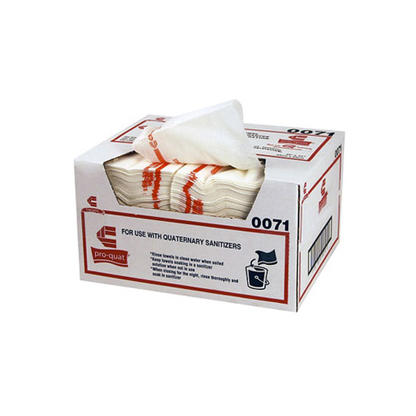 Picture of Chicopee CHI 0078 12.5 x 17 in. Pro-Quat Fresh Guy Food Service Towels - Red&#44; heavy Duty & 150 per Case