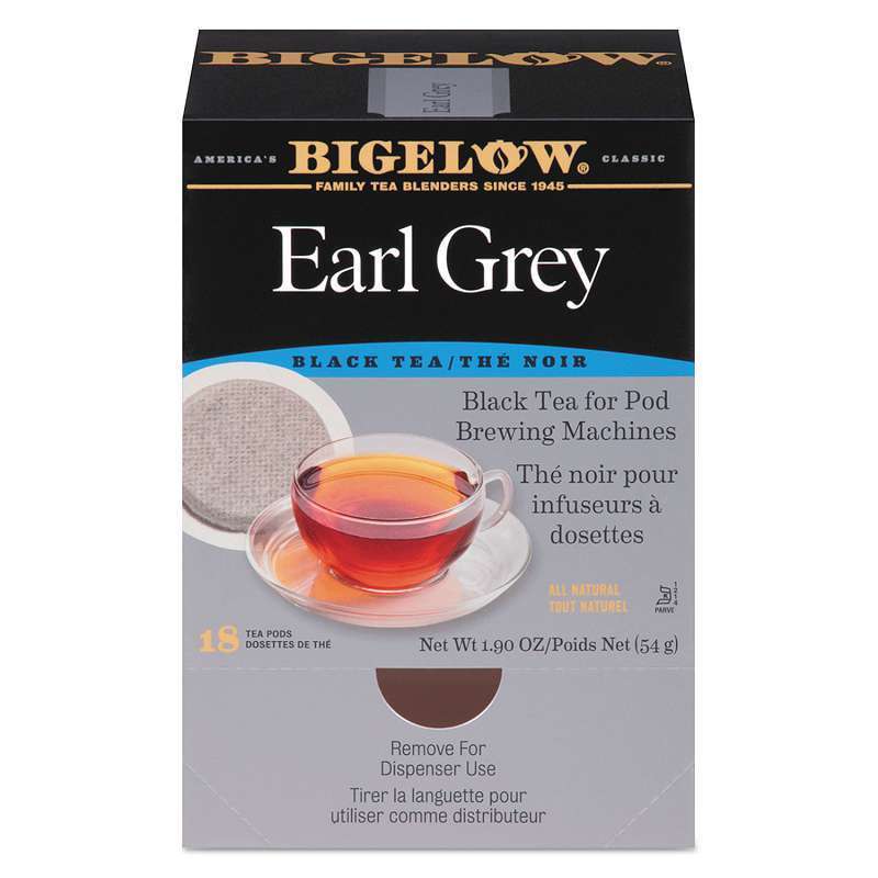 Picture of Bigelow Tea 08906 1.90 oz Earl Grey Tea Pods - Black&#44; 18 Per Box