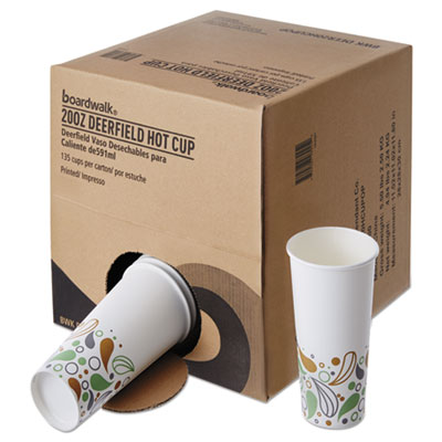 Picture of Boardwalk BWKDEER20HCUPOP 20 oz Convenience Pack Paper Hot Cups - Deerfield Print&#44; 135 per Case
