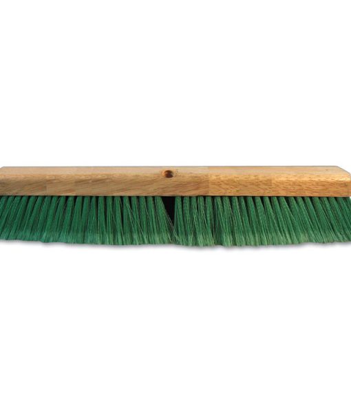 Picture of Boardwalk BWK20724 24 in. Push Broom Head with 3 in. Green Flagged Recycled Pet Plastic