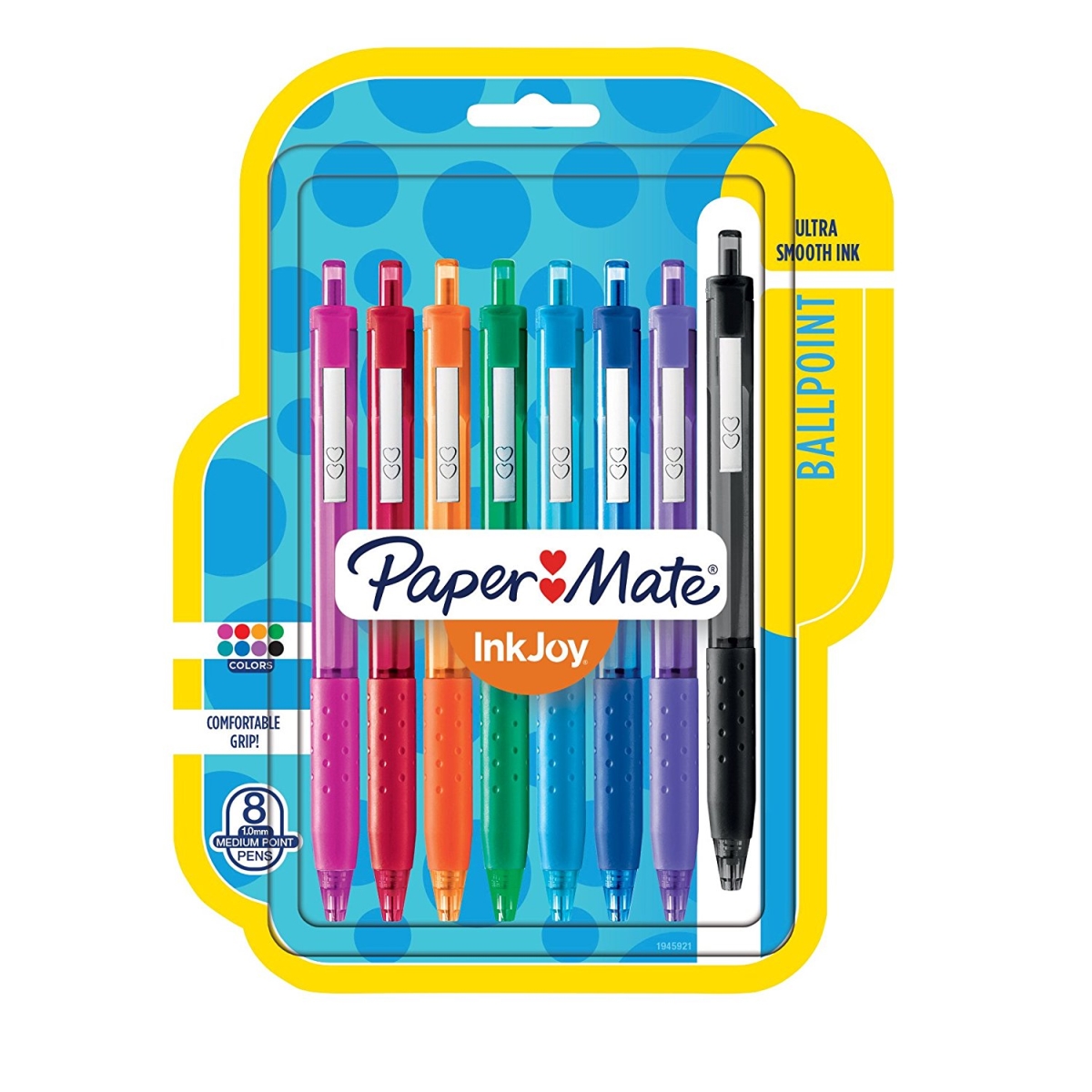 Picture of Papermate 1945921 1 mm Inkjoy 300 RT Retractable Ballpoint Pen&#44; Assorted - 8 per Pack