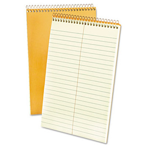 6 x 9 in. Spiral Steno Book, Green Tint - 80 Sheets