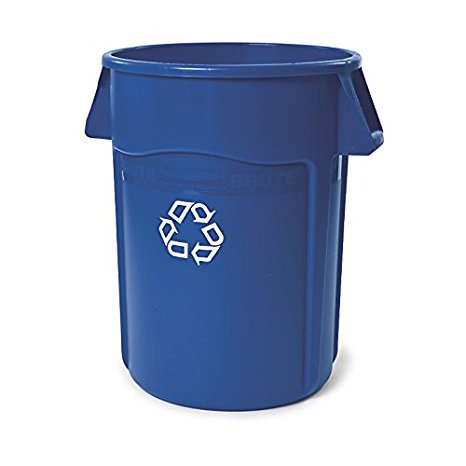 Picture of Rubbermaid Commercial Products FG264307BLUE 44 gal Brute Recycling Round Container&#44; Blue