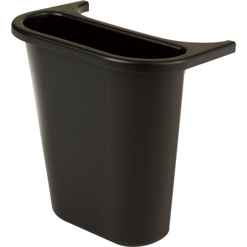 Picture of Rubbermaid Commercial Products FG295073BLA 11.5 x 7.25 x 10.6 Saddle Basket Recycling Rectangular Bin, Black