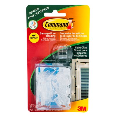 Picture of 3M 17017CLR-AWVPES All Weather Hooks & Strips - Plastic&#44; Small - 32 Clips & 36 Strips Per Pack