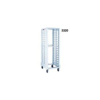 Rubbermaid FG332000BLA 23 3/4W 18 Sheet Pan Rack w/ 2 Bottom Load Slides, Black